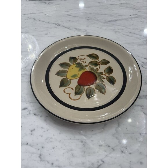 Vintage 70s Sears 4112 Strawberries Freezer to Oven Stonewar 12” Plate - Picture 2 of 4